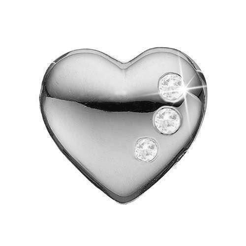 Image of Secret Hearts Sterling sølv Charms til sølv armbånd smykke fra Christina Collect